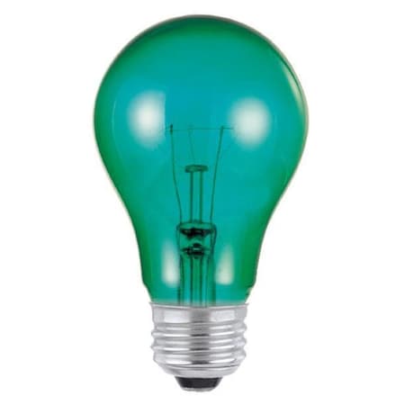 Westinghouse Westinghouse 25 W A19 A-Line Incandescent Bulb E26 (Medium) Green 1 pk 3444